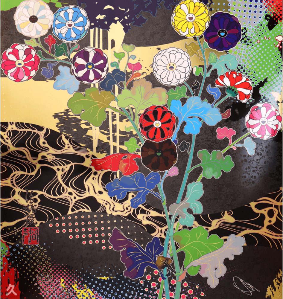 Takashi Murakami, ‘Korin Courtly: Elegance’, 2020, Print, Offset Lithograph, Kaikai Kiki Co., Ltd., Numbered