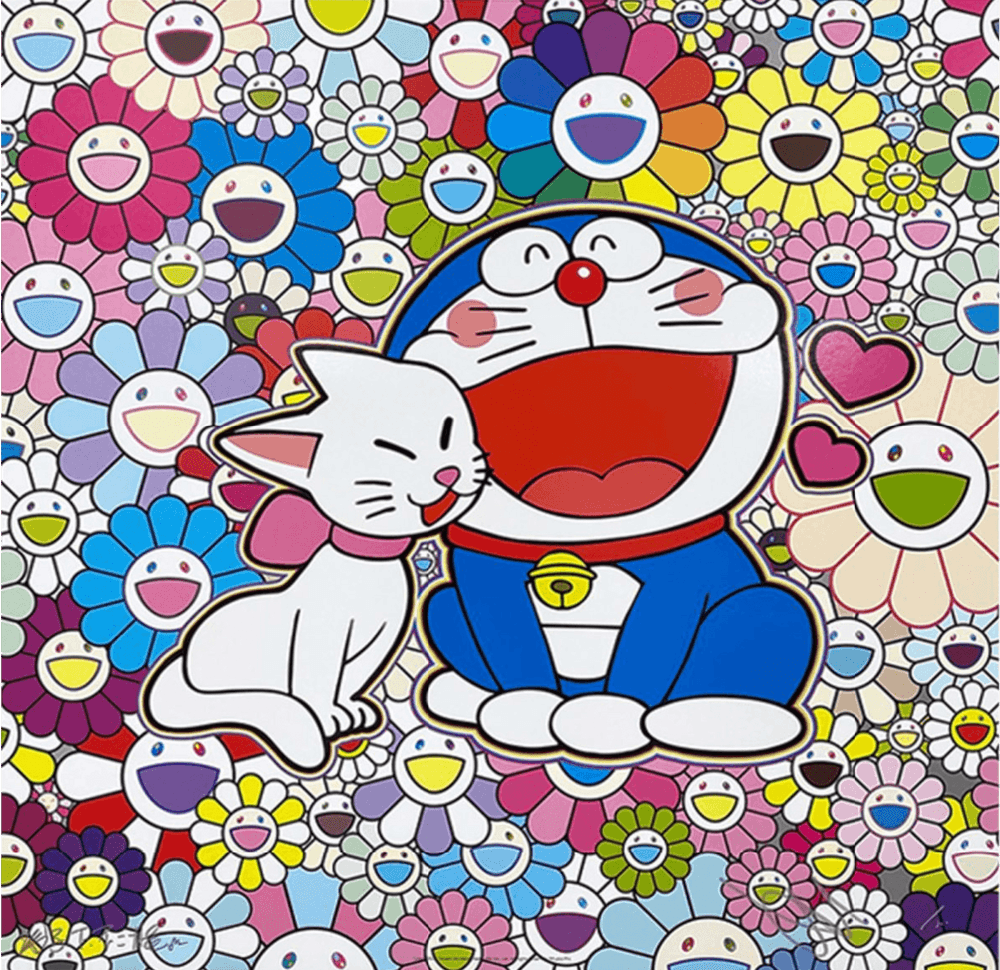 Takashi Murakami, ‘Love’, 10-09-2021, Print, Offset print, cold stamp and high gloss varnishing, Kaikai Kiki Co., Ltd., Numbered