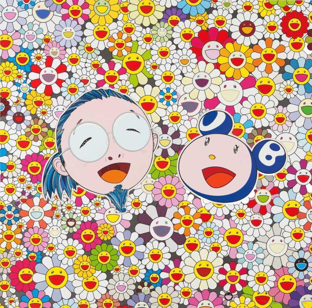 Takashi Murakami, ‘Me and Mr. Dob’, 2010, Print, Offset lithograph with cold stamp on paper, Kaikai Kiki Co., Ltd., Numbered