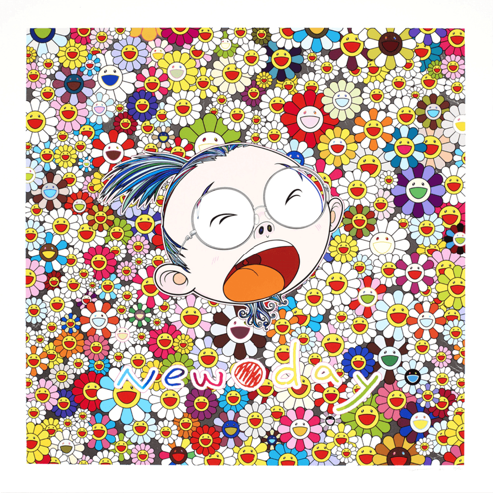 Takashi Murakami, ‘New Day Self Portrait’, 2011, Print, Screenprint on paper, Kaikai Kiki Co., Ltd., Numbered