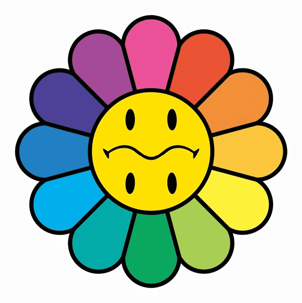 Takashi Murakami, ‘Rainbow Smiley’, 20-07-2020, Print, Silkscreen, Kaikai Kiki Co., Ltd., Numbered