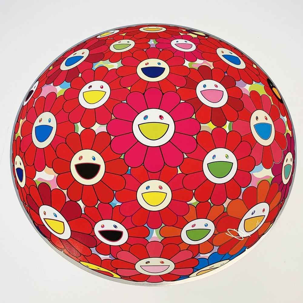 Takashi Murakami, ‘Thinking Matter (Red)’, 2016, Print, 4c offset with cold stamp and high gloss varnish, null, Numbered