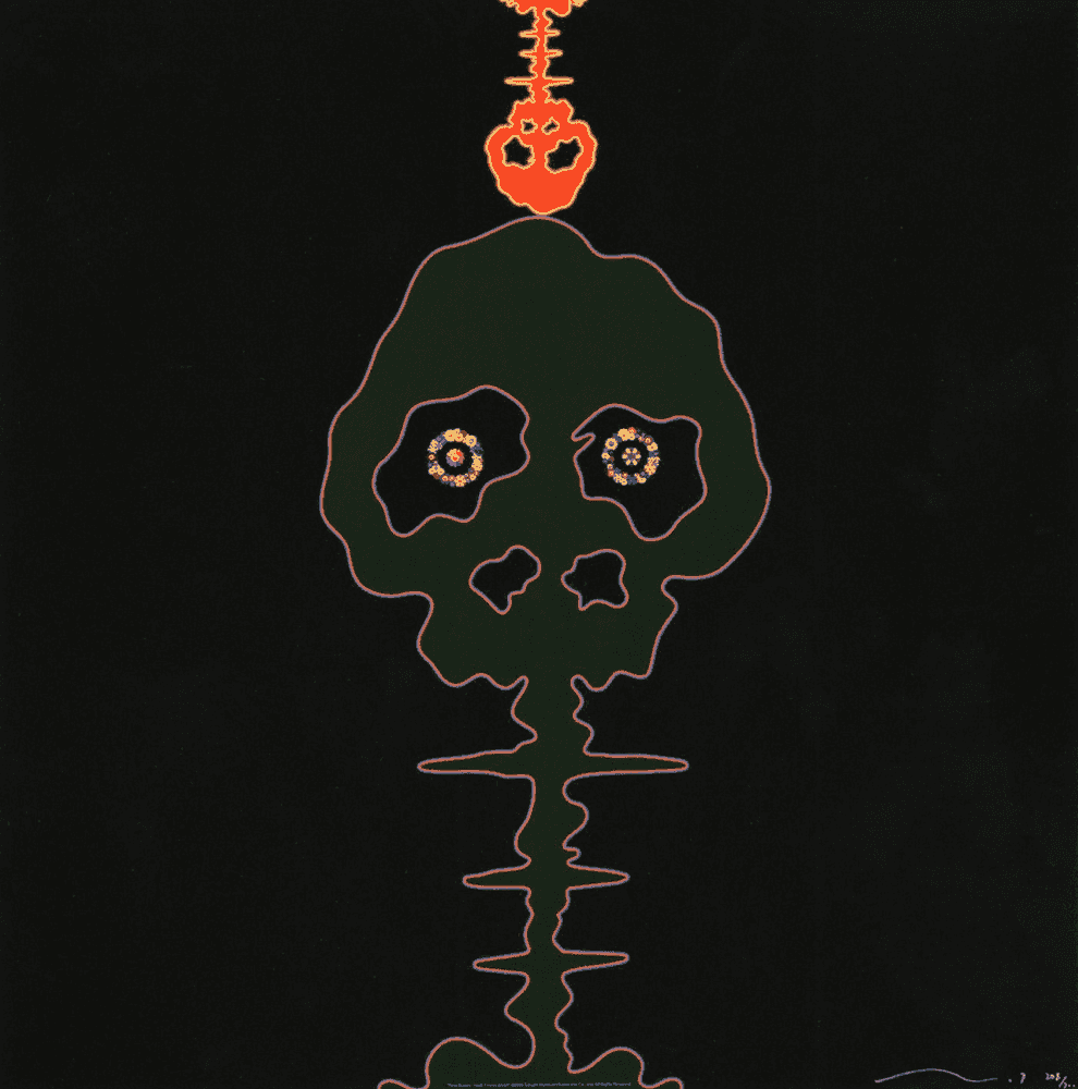 Takashi Murakami, ‘Time Bokan (Black)’, 24-02-2011, Print, Offset lithograph in colours on wove paper, Kaikai Kiki Co., Ltd., Numbered