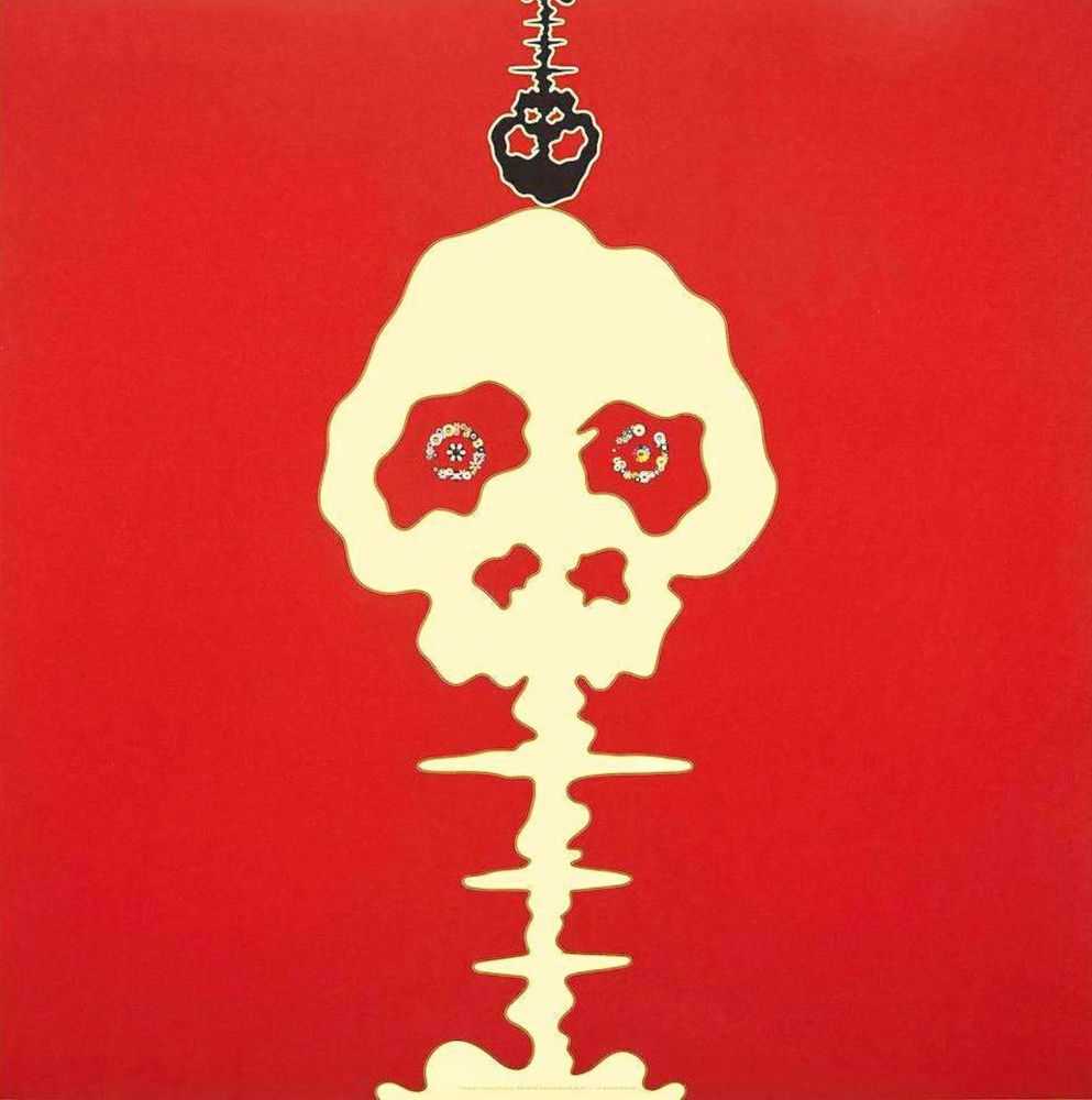 Takashi Murakami, ‘Time Bokan (Red Time)’, 24-02-2011, Print, Offset lithograph in colours on wove paper, Kaikai Kiki Co., Ltd., Numbered