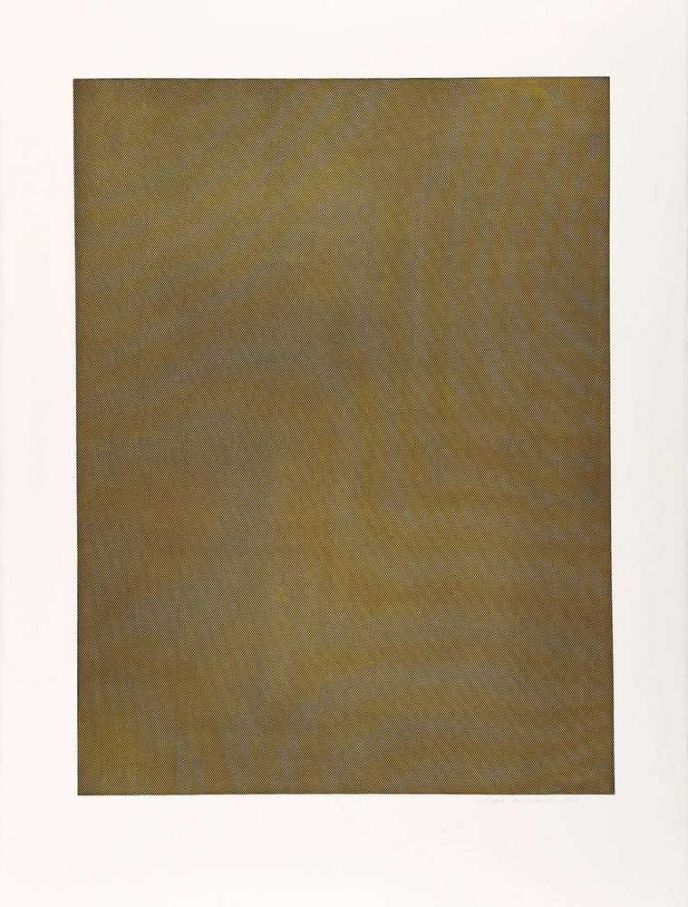 Tauba Auerbach, ‘Mesh Moire III’, 2012, Print, Color soft-ground etching, null, Numbered, Dated