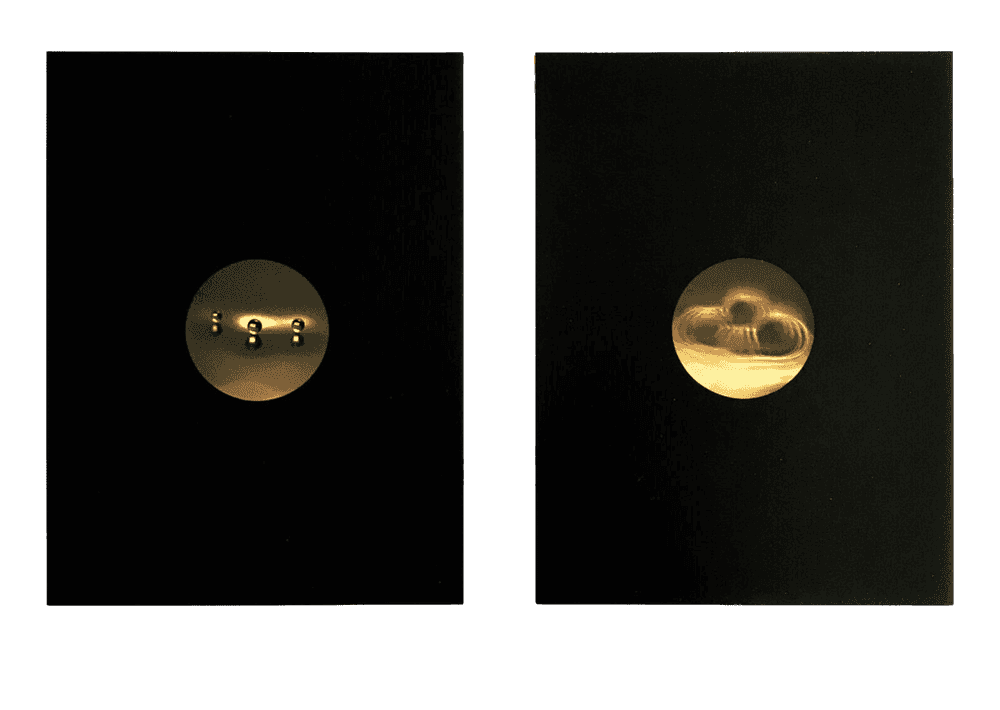 Tauba Auerbach, ‘Pilot Wave Induction (Altered Stills)’, 2018, Print, Set of two C-prints, Texte Zur Kunst, Numbered
