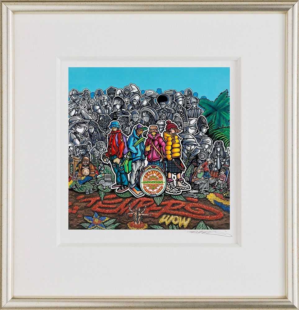 Temper, ‘Temper's Cover Versions Graffiti Gang’, 2015, Print, Giclee on paper, Castle Fine Art, Numbered, Framed