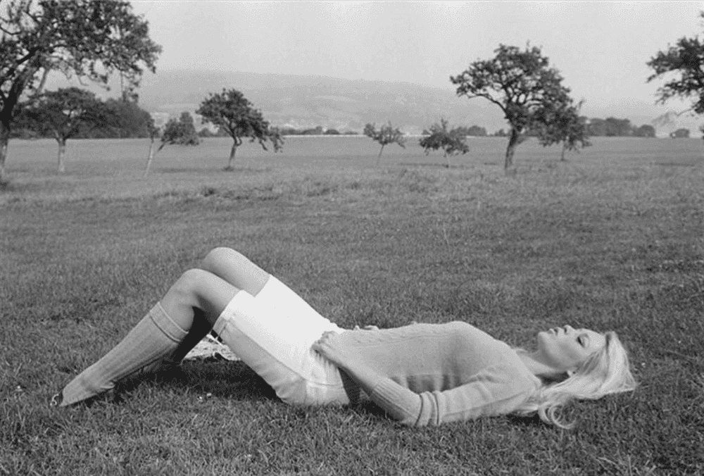 Terry O'Neill, ‘Brigitte Bardot Lying on the Grass’, 1968, Photography, Silver Gelatin Print, null, 