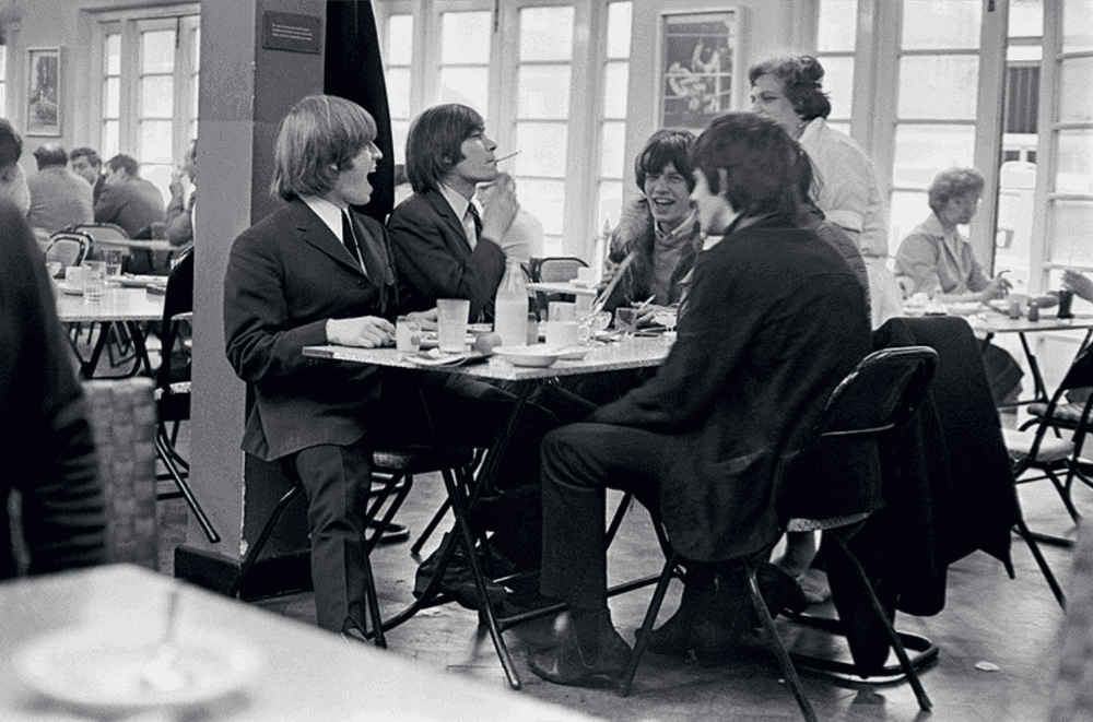 Terry O'Neill, ‘Stones Tea Break’, 2024, Photography, Gelatin Silver Print, null, 