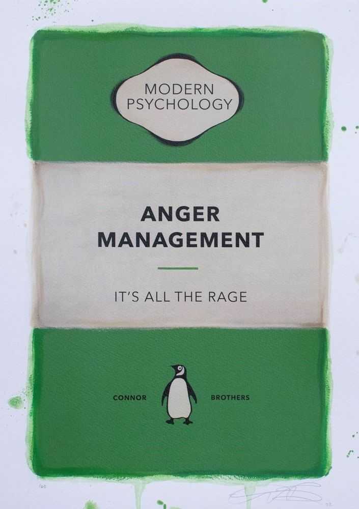 The Connor Brothers, ‘Anger Management (Green)’, 2023, Print, Hand Embellished Limited Edition, null, Numbered