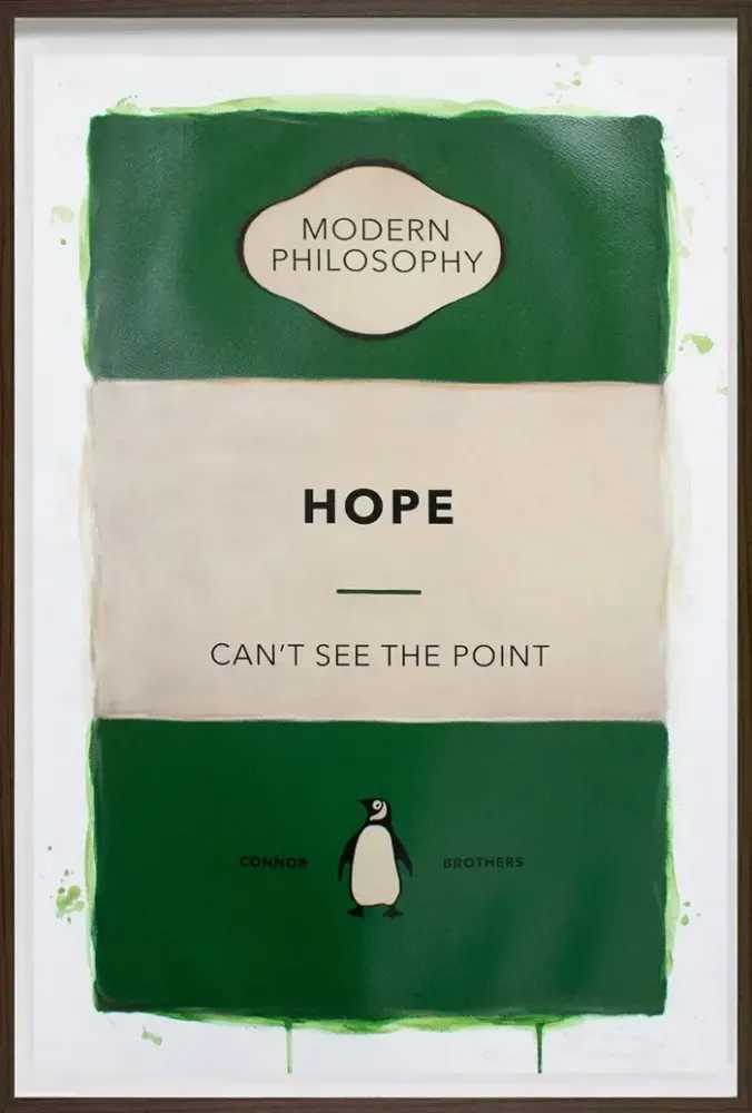 The Connor Brothers, ‘Hope (Hand Coloured Print)’, 15-11-2022, Print, Hand Embellished silkscreen, Clarendon Fine Art, Numbered, Handfinished, Framed
