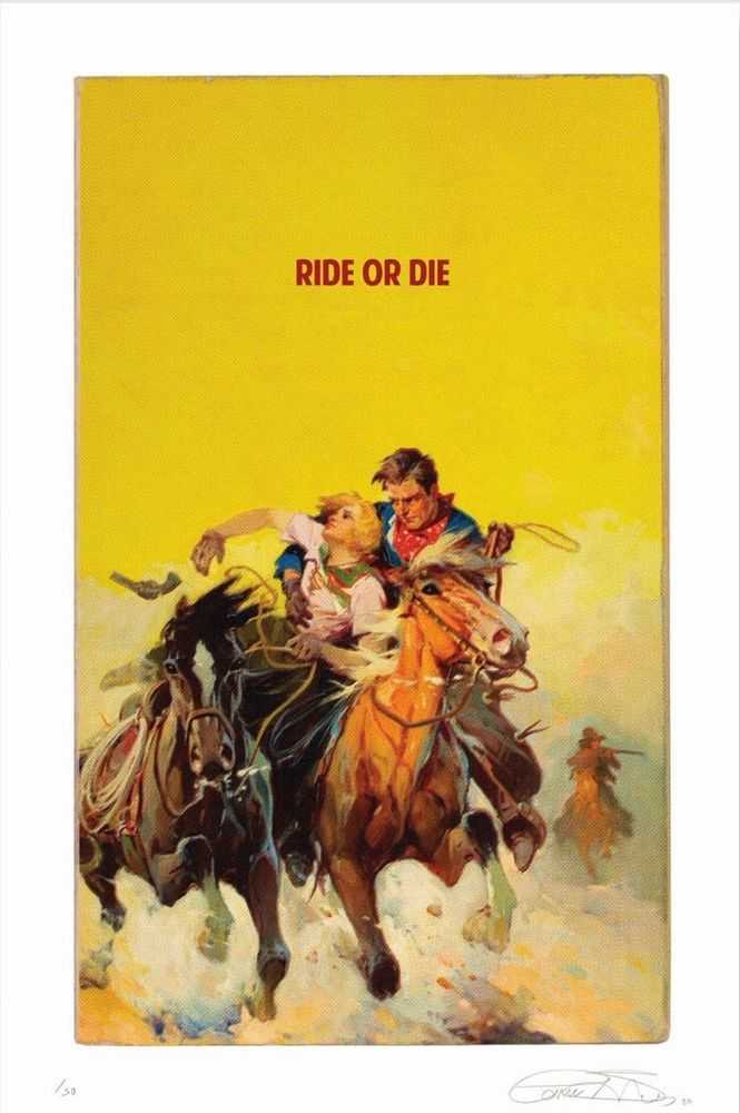 The Connor Brothers, ‘Ride Or Die’, 2025, Print, Pigment Print with Silkscreen Varnish, Maddox Gallery, Numbered