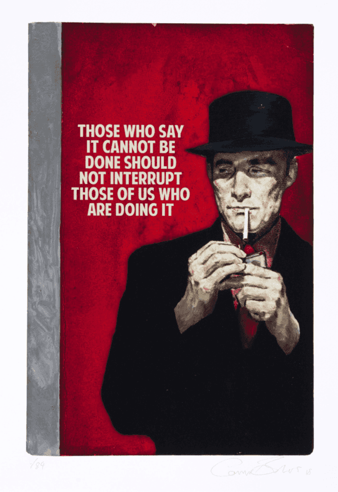 The Connor Brothers, ‘Those Who Say It Cannot Be Done’, 2018, Print, Pigment print with silk screen, Self-released, Numbered, Dated