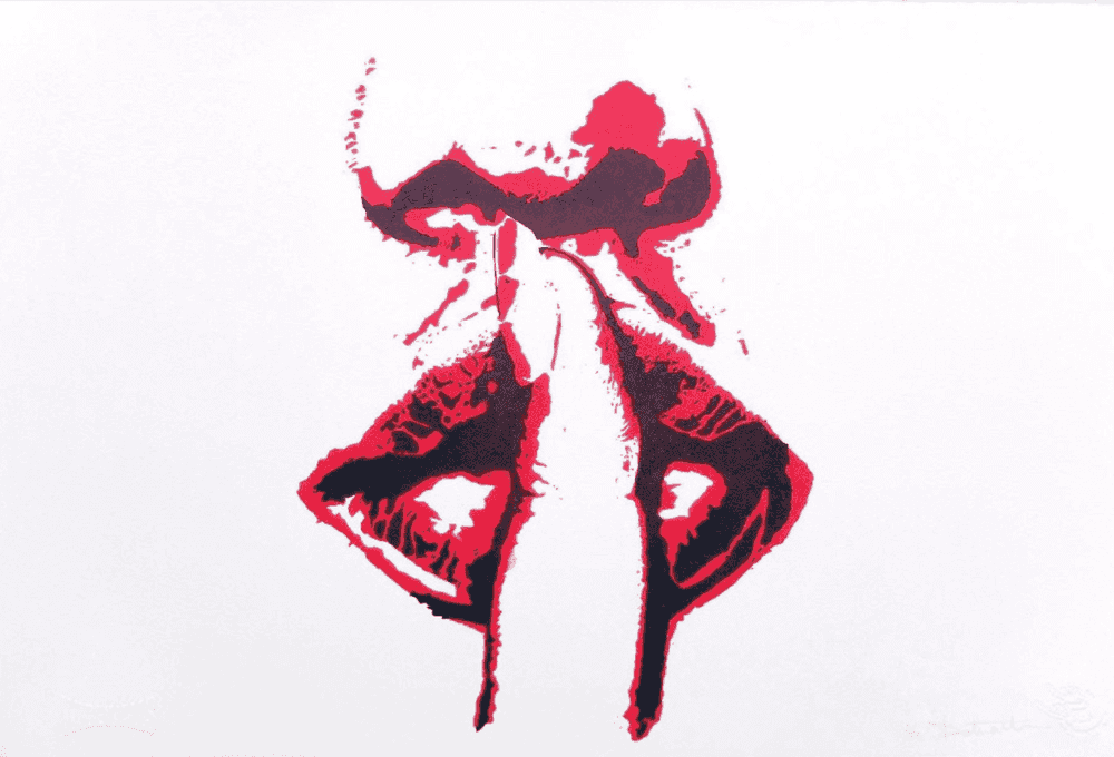 The Dotmaster, ‘Shhh’, 2013, Print, Screen print, Widewalls, 