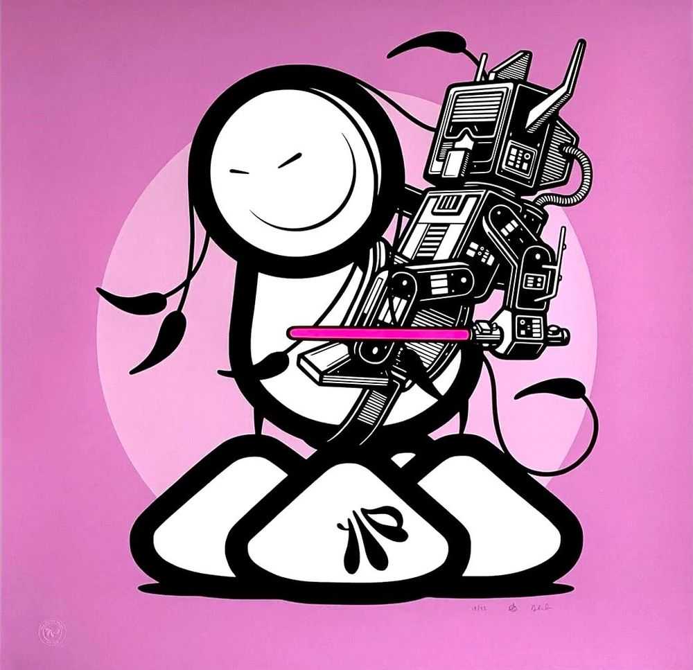 The London Police, ‘May The Lorse Be With You (XL)’, 22-02-2021, Print, 4 Colour screenprint, Self-released, Numbered
