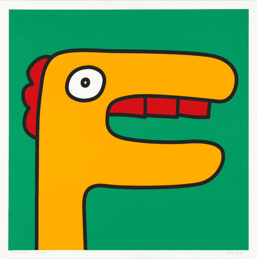 Thierry Noir, ‘Crocodile’, 2013, Print, 4 colour print on Somerset Textured 300gsm, Salted Prints, Numbered