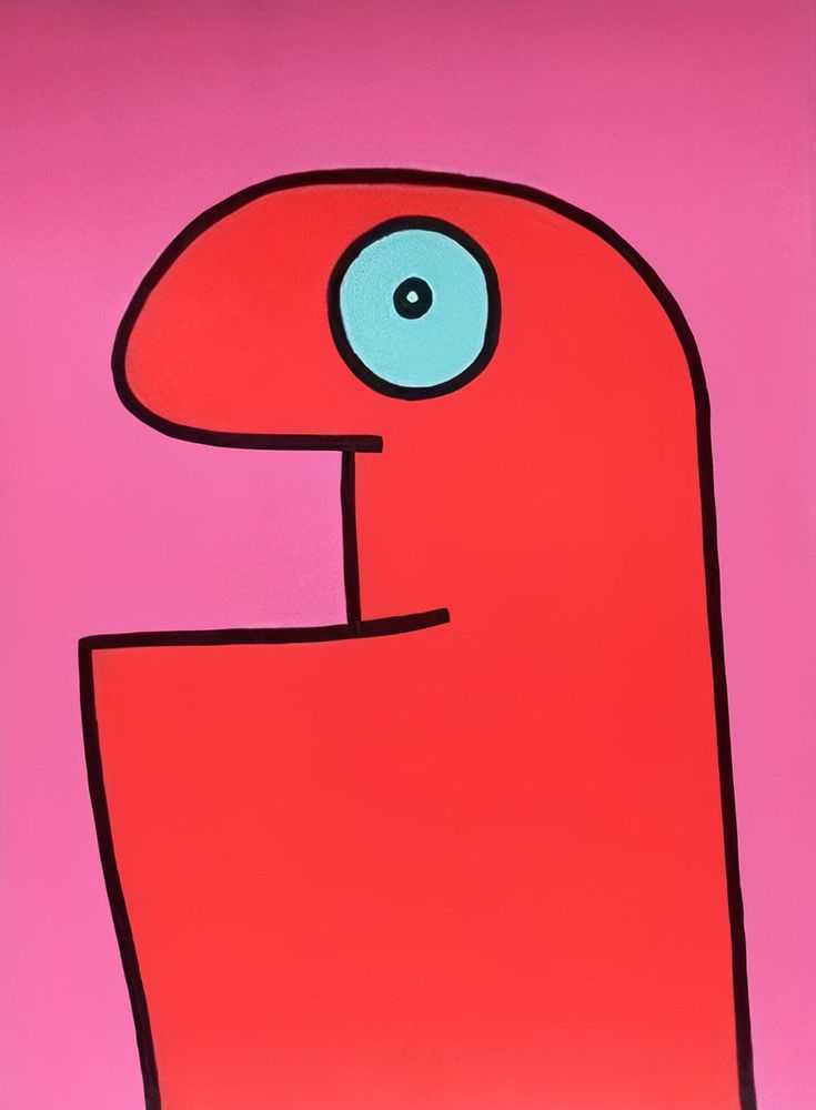 Thierry Noir, ‘Red’, 2013, Print, 5 colour print on 310gsm paper, Salted Prints, Numbered