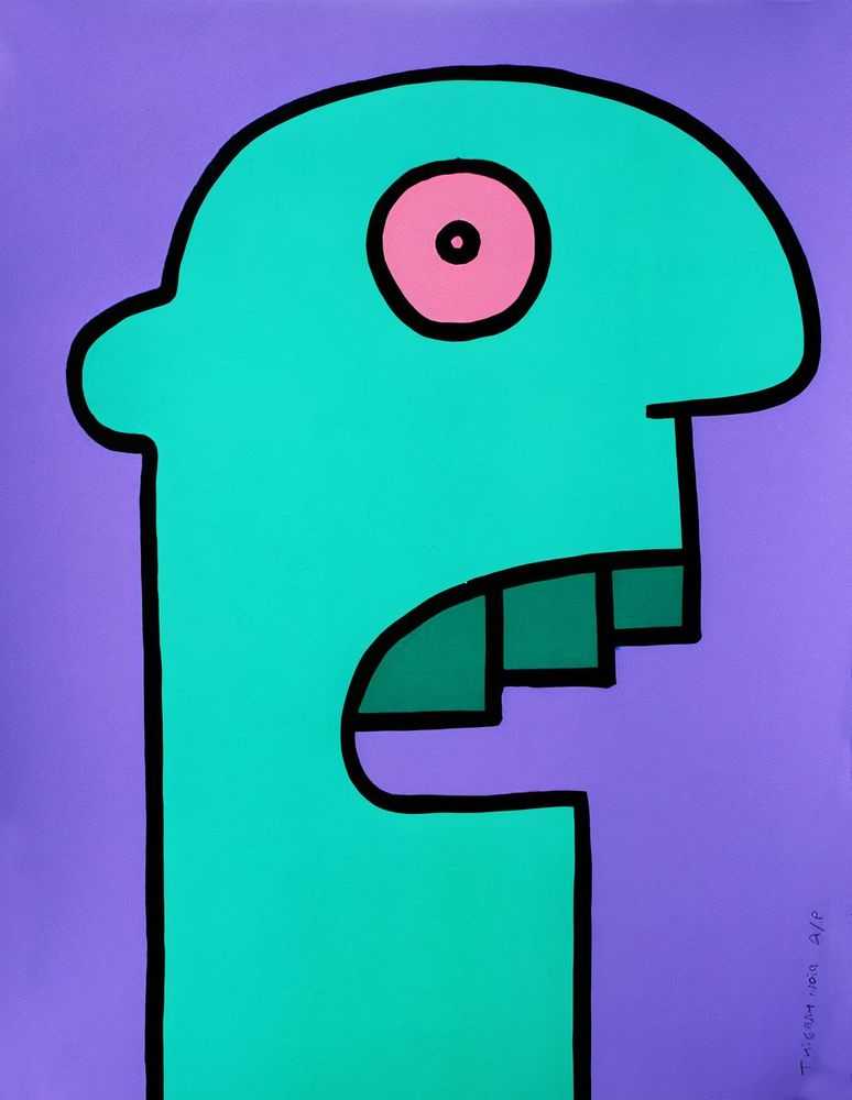 Thierry Noir, ‘Turkish Teeth’, 2014, Print, Screenprint on 300gsm Somerset paper, Howard Griffin Gallery, Numbered