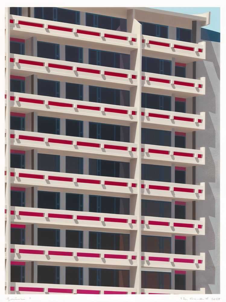 Thomas Demand, ‘Bobby Fischer's House’, 2024, Print, 11-color lithograph with embossing, Gemini G.E.L., Numbered