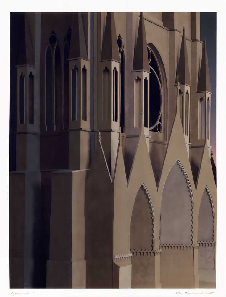 Thomas Demand, ‘Notre-Dame de Reims’, 2024, Print, 12-color lithograph on paper, null, Numbered, Dated
