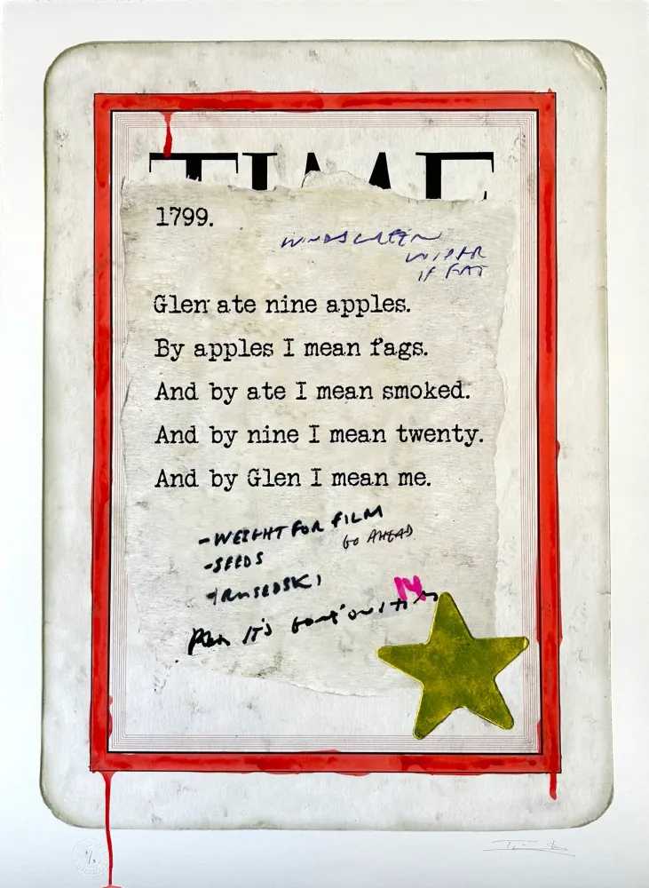Tim Key, ‘Collector's Edition: 1799.’, 2023, Print, Giclée on 315 gsm Etching Cotton Rag. Hand finished by Tim Key with watercolours, Stowe Gallery, Numbered, Handfinished