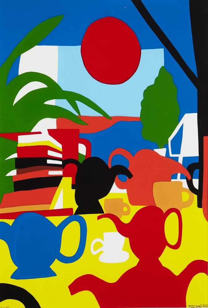 Todd James (Reas), ‘Pots N Potions’, 24-09-2018, Print, 9 colour silkscreen, V1 Gallery, Numbered