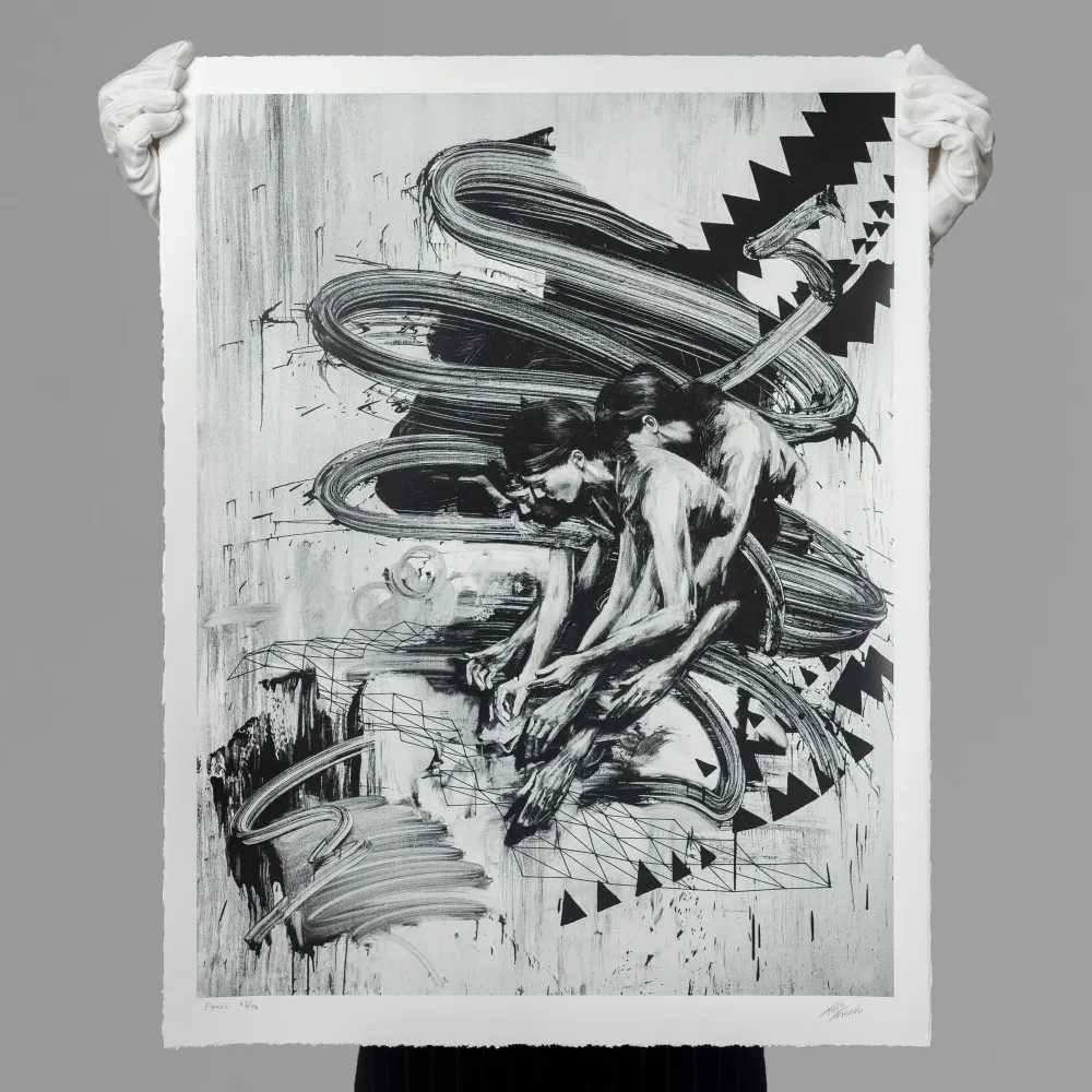 Tom French, ‘Plexus’, 27-11-2015, Print, Screenprint on Somerset Satin 300gsm handmade paper, Self-released, Numbered