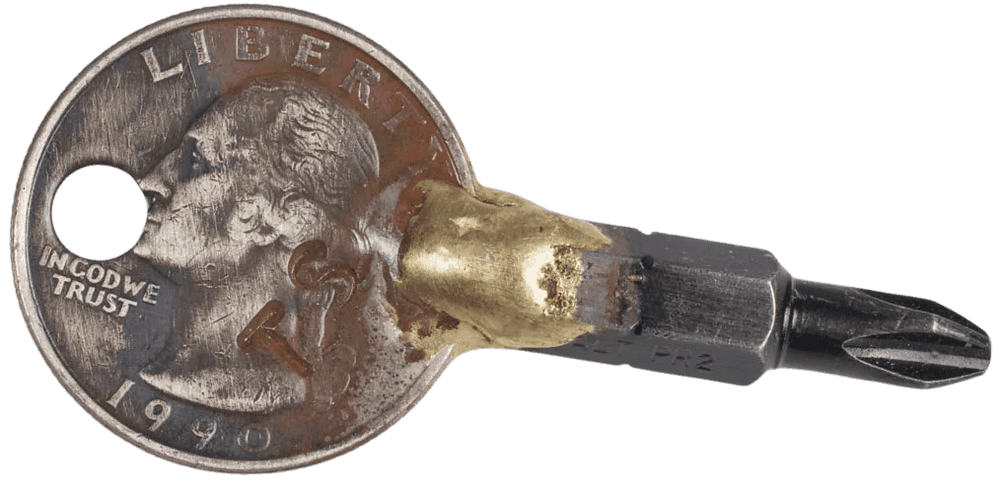 Tom Sachs, ‘Quarter Screw’, 2017, Sculpture, Zinc, Copper, Self-released, 
