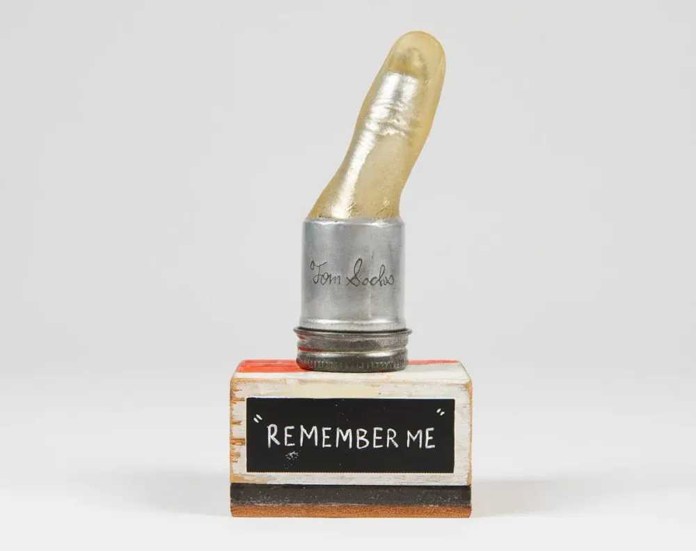Tom Sachs, ‘Remember Me Vibrator’, 2011, Sculpture, Cast in resin from a mold of Sachs' right thumb, Self-released, Numbered