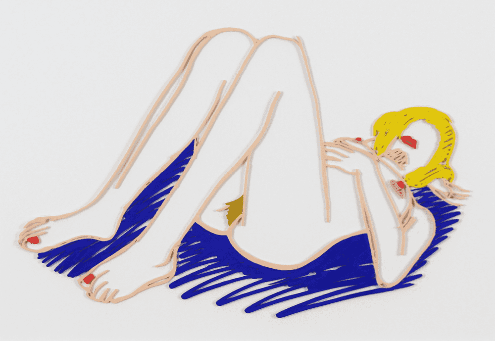 Tom Wesselmann, ‘Blonde On Blanket’, 1985, Sculpture, Alkyd Oil On Cut Out Steel, null, 