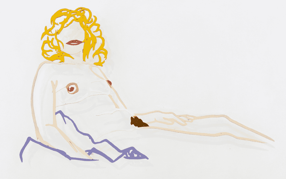 Tom Wesselmann, ‘First Rosemary Drawing’, 1990, Sculpture, Alkyd oil on cut-out Steel, null, Numbered, Dated