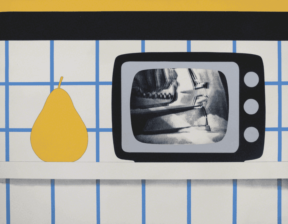 Tom Wesselmann, ‘T.V.’, 1965, Print, Screenprint on paper, null, Numbered