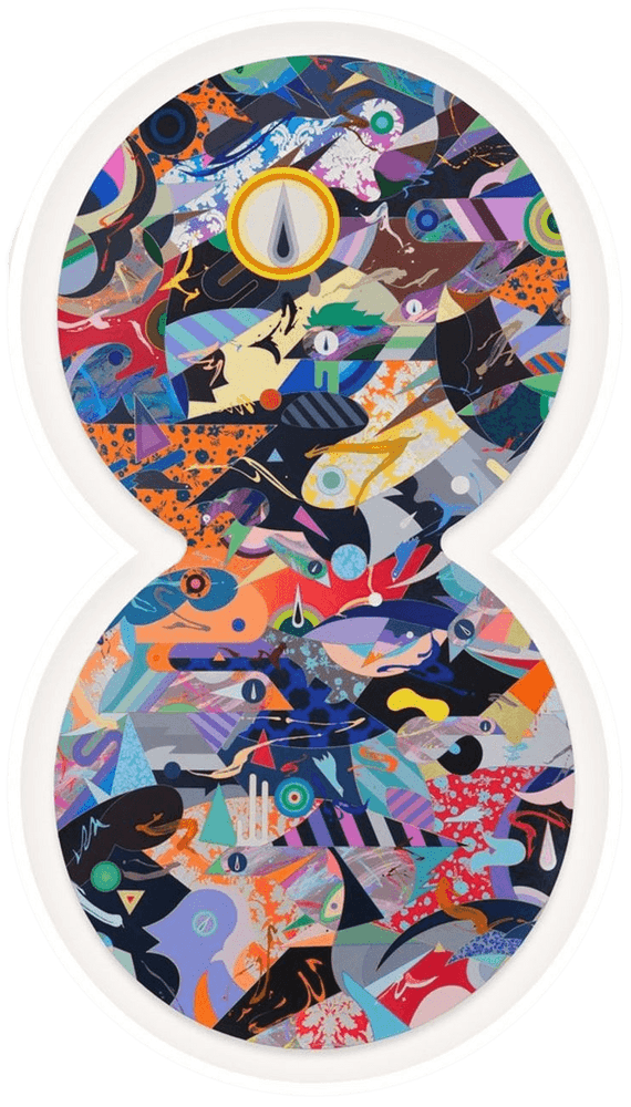 Tomokazu Matsuyama, ‘Daylight Away’, 2021, Print, Custom shaped digital print on 410gsm Somerset Satin Enhanced paper with screenprint details, high gloss varnish highlights and metal leaf embellishments., Avant Arte, Numbered, Framed