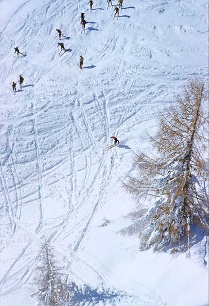 Toni Frissell, ‘A Group Of Skiers On The Piste’, 2020, Print, Fine Art Archival Photographic Prints, null, 