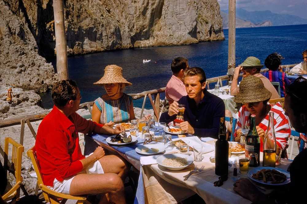 Toni Frissell, ‘Dining On Capri’, 2020, Print, Fine Art Archival Photographic Prints, null, 