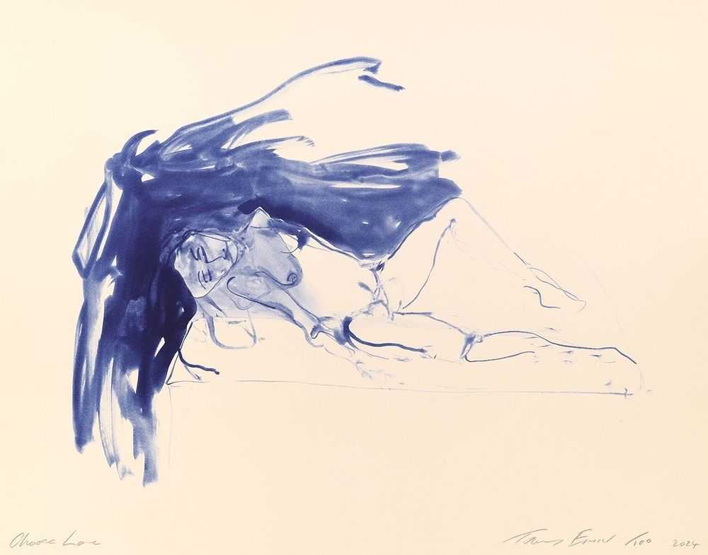 Tracey Emin, ‘Choose Love’, 2024, Print, 1 Colour Lithograph on Somerset Warm White 400gsm, Counter Editions, Numbered, Dated