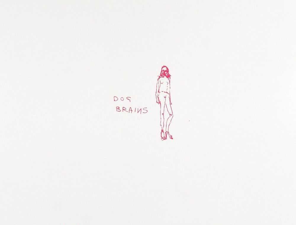 Tracey Emin, ‘Dog Brains’, 2000, Print, Screenprint in 1 colour and 1 glaze, printed on 400gsm Somerset Tub Sized paper, Counter Editions, Numbered, Dated