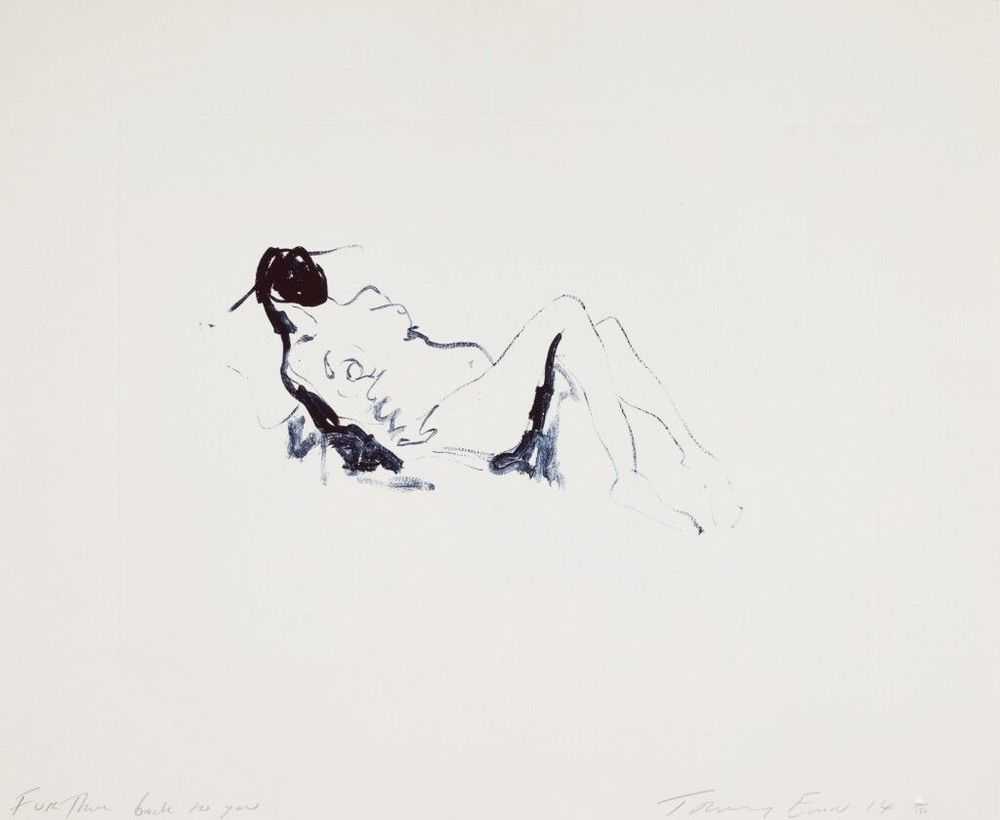 Tracey Emin, ‘Further Back To You’, 2014, Print, Polymer Gravure on 300gsm Somerset Paper, White Cube, Numbered, Dated