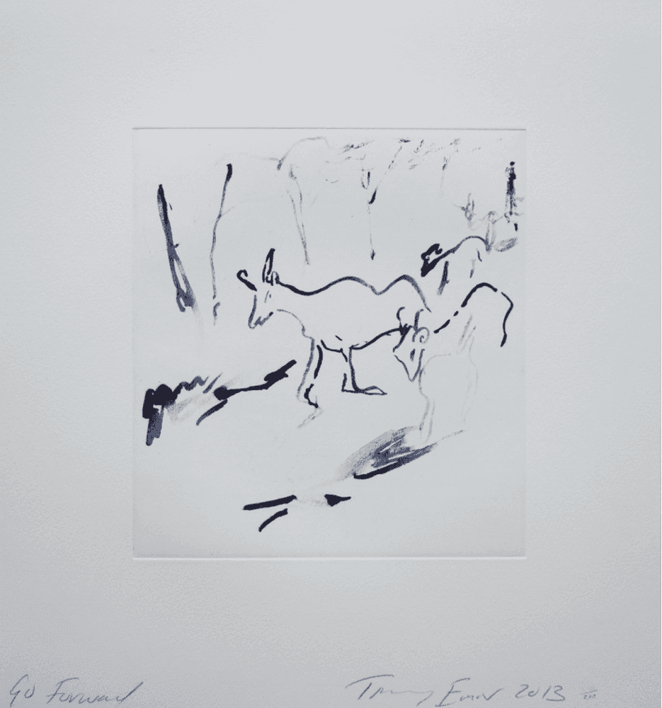 Tracey Emin, ‘Go Forward’, 2013, Print, Polymer gravure on Somerset soft white, Emin International, Numbered, Dated