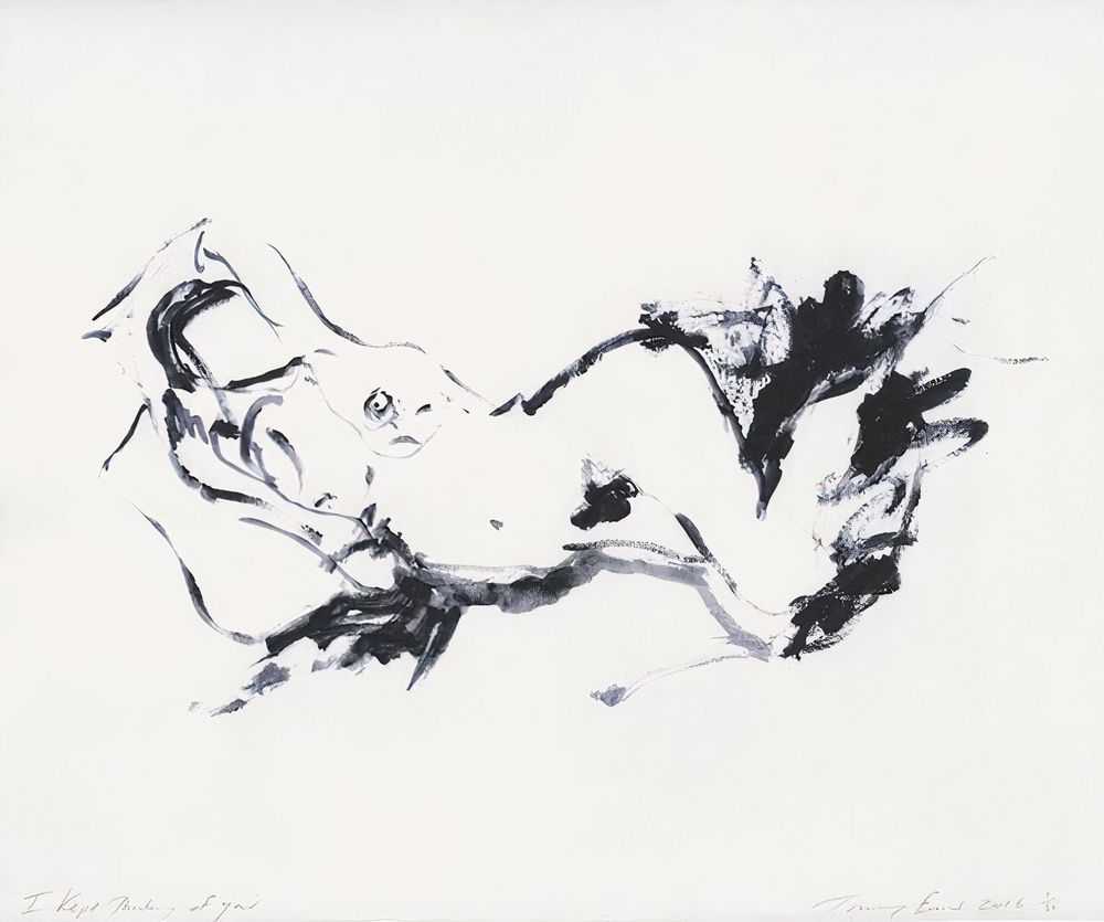 Tracey Emin, ‘I Kept Thinking Of You’, 2017, Print, Polymer gravure on 300gsm Somerset, Terrence Higgins Trust, Numbered, Dated