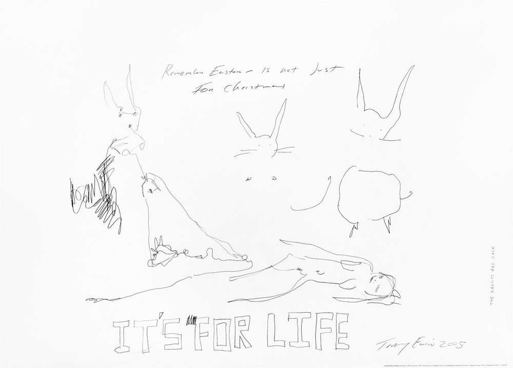 Tracey Emin, ‘It's For Life’, 2005, Print, Offset lithograph on paper, null, 