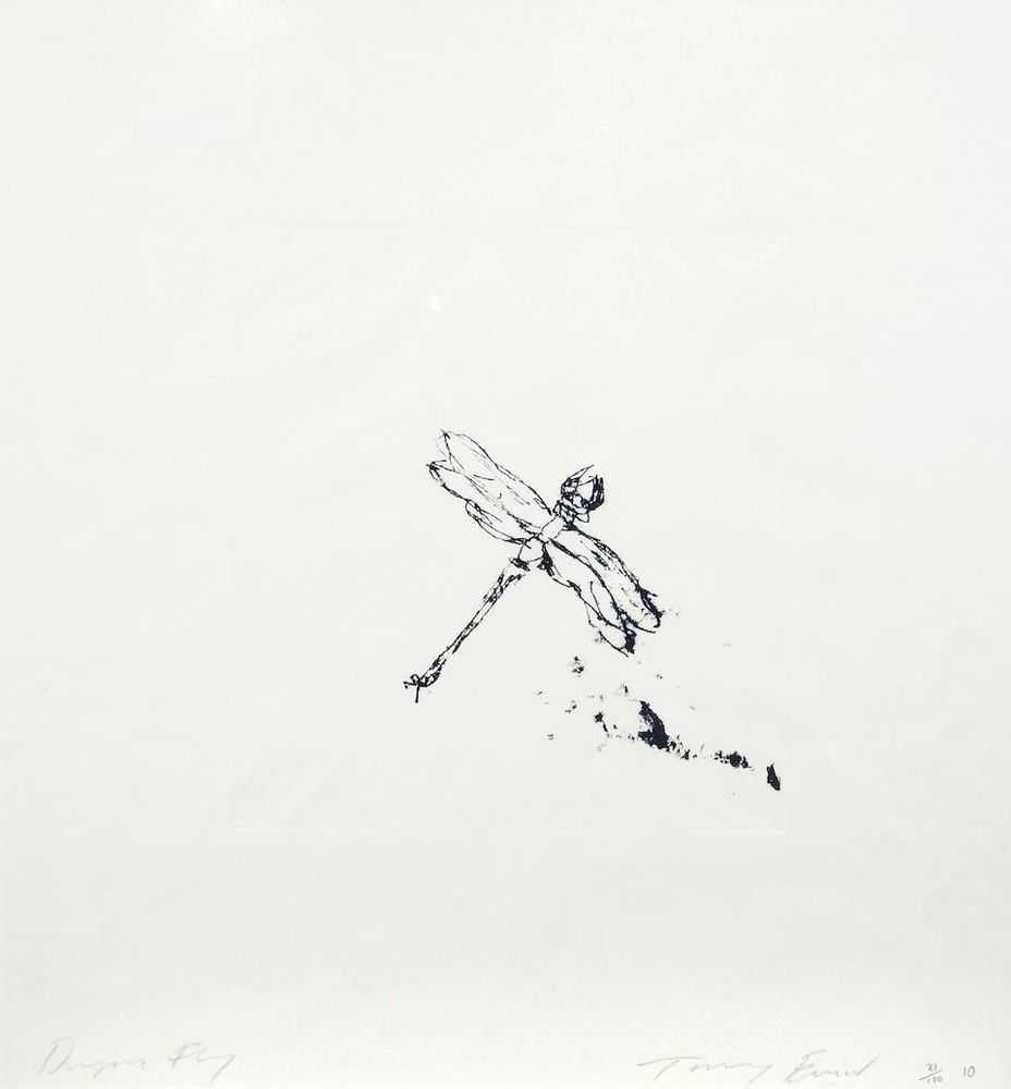 Tracey Emin, ‘Moth’, 2010, Print, Polymer gravure on 39gsm Hosokawa paper, Emin International, Numbered, Dated