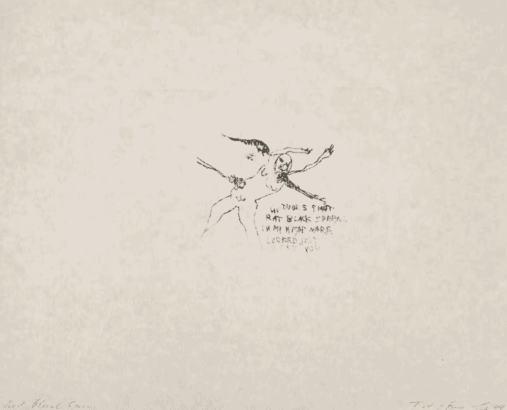 Tracey Emin, ‘Rat Black Sperm’, 2009, Print, Polymer gravure on paper, null, Numbered