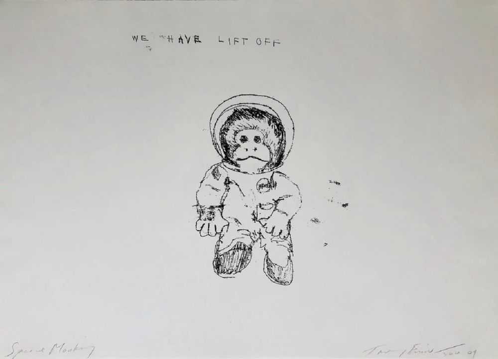 Tracey Emin, ‘Space Monkey (We Have Lift Off)’, 2009, Print, Lithograph, null, Numbered, Dated
