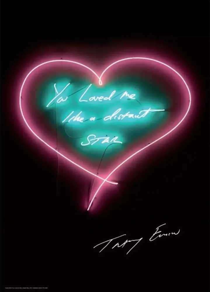 Tracey Emin, ‘You Loved Me Like A Distant Star’, 2016, Print, Offset lithography, Emin International, 