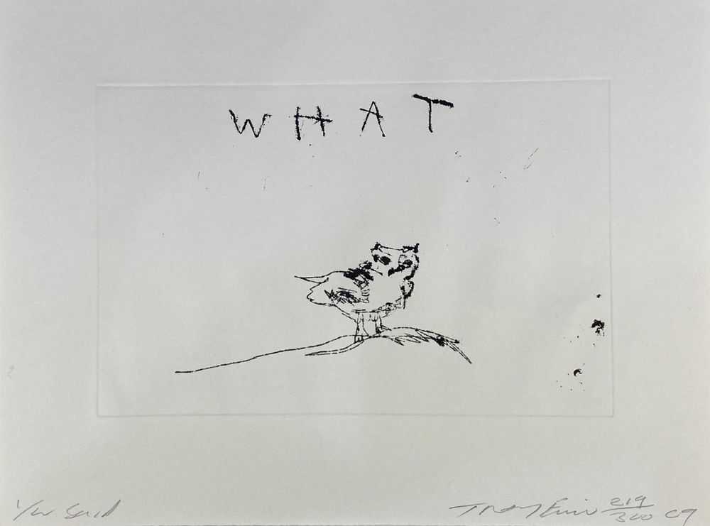 Tracey Emin, ‘You Said What’, 2009, Print, Etching with aquatint printed in colours on wove paper, with full margins, null, Numbered