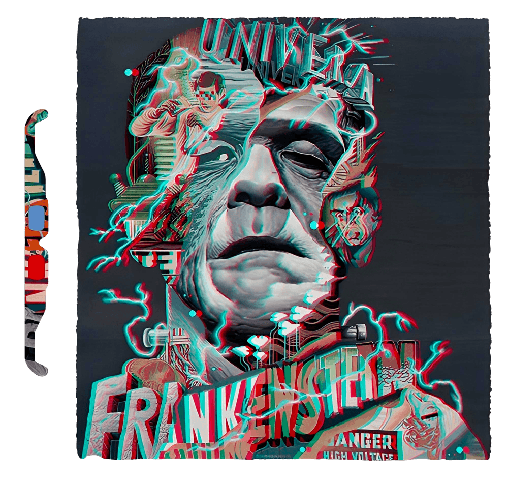 Tristan Eaton, ‘3D Frankenstein’, 22-05-2020, Print, Giclee Print, Self Released, 