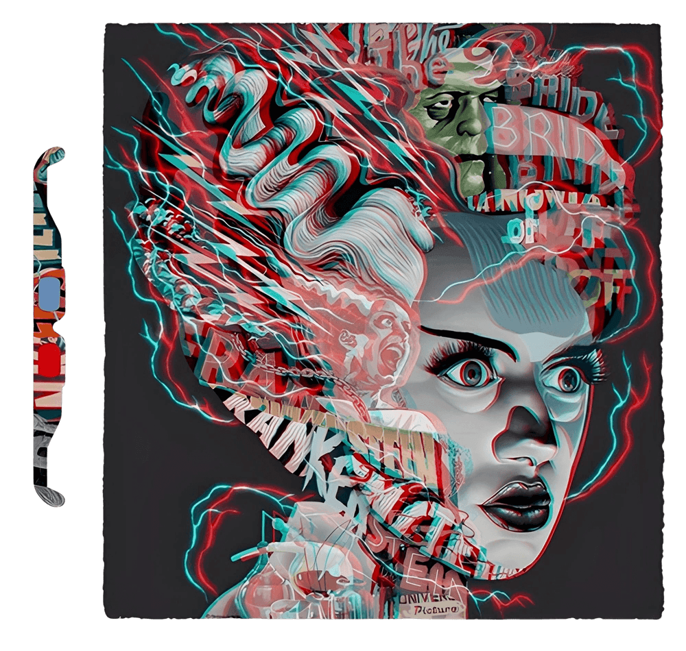 Tristan Eaton, ‘Bride Of Frankenstein’, 16-10-2020, Print, Giclee Print, Self Released, Numbered