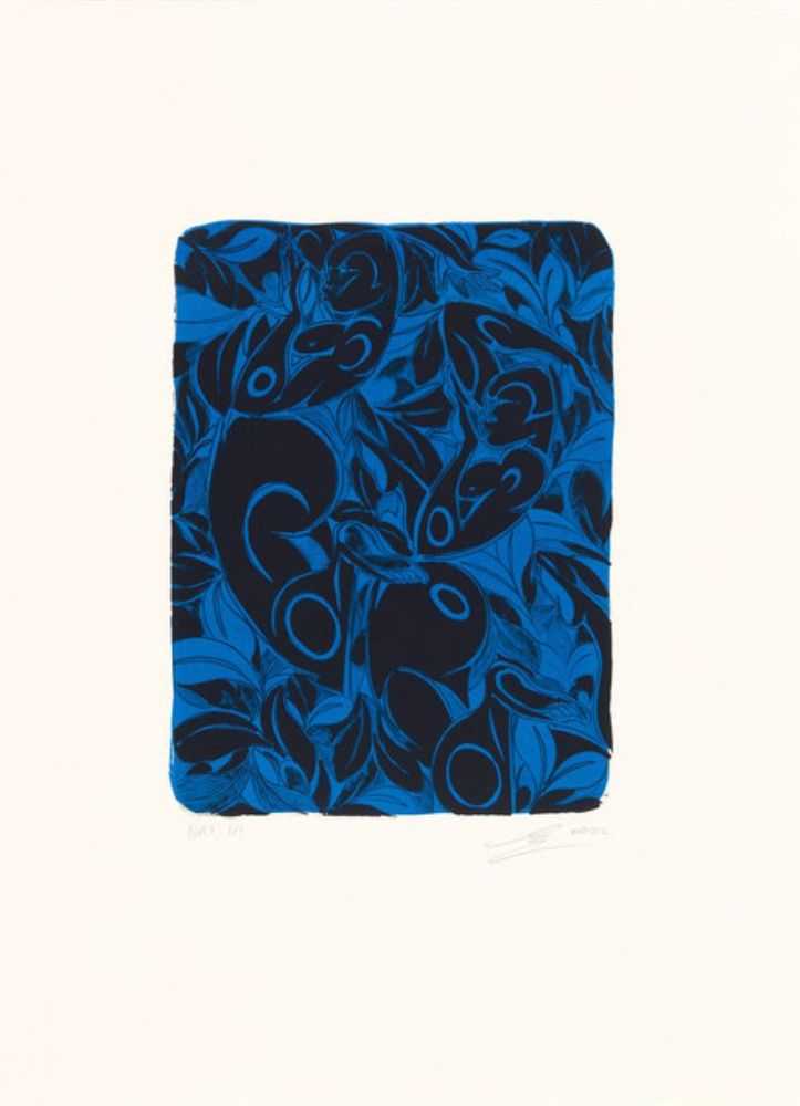Tunji Adeniyi Jones, ‘Midnight Voices #6’, 2022, Print, Two-color lithograph on paper, Utopia Editions and Jungle Press Editions, Numbered, Dated