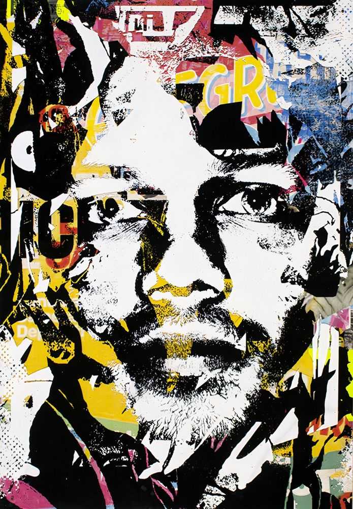 Vhils, ‘Sever 01’, 08-11-2022, Print, Screenprint on plexiglass, advertising posters collected from the streets on wood, Studiocromie, Numbered